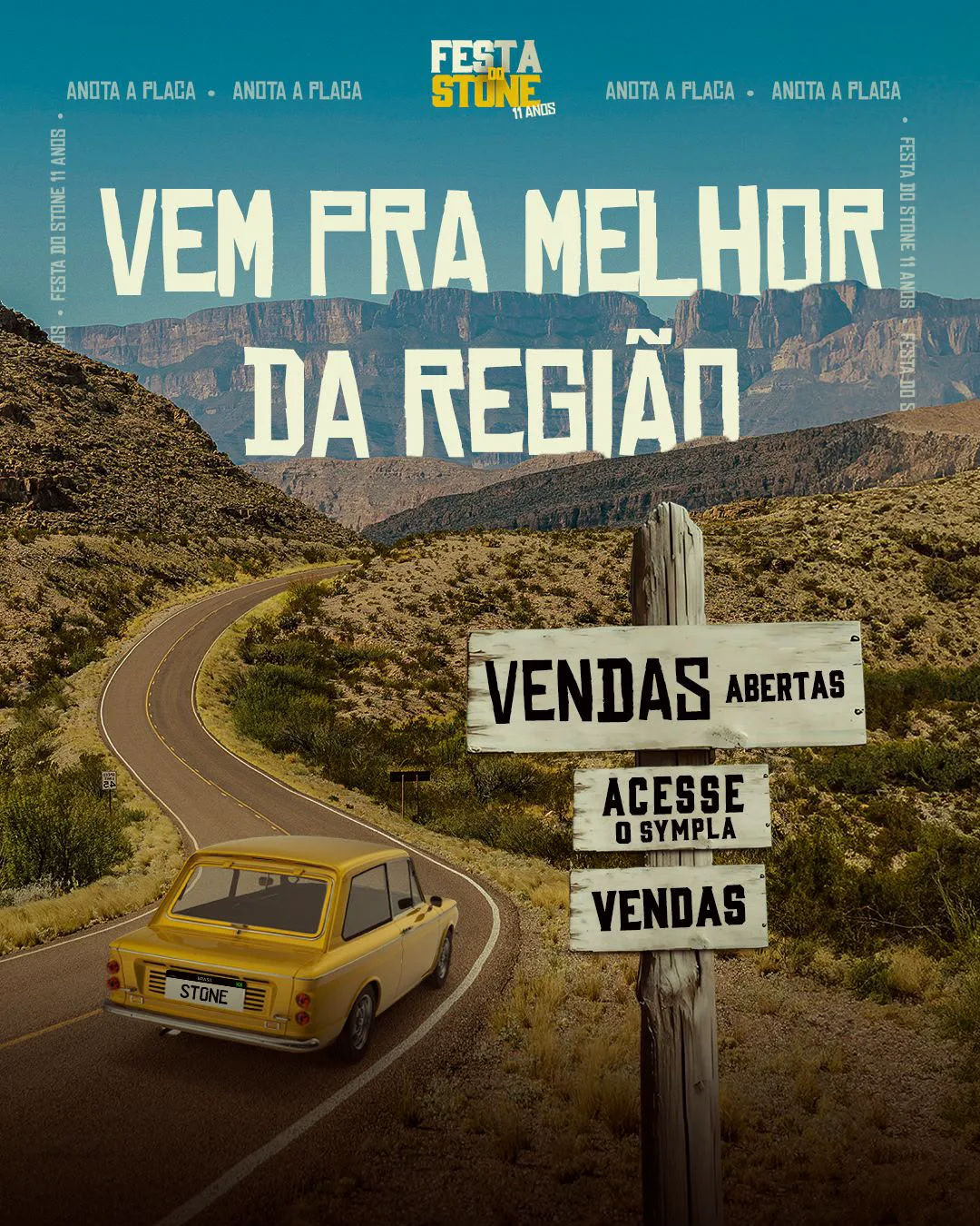 Anota a placa, Festa do Stone, 11ª Edição