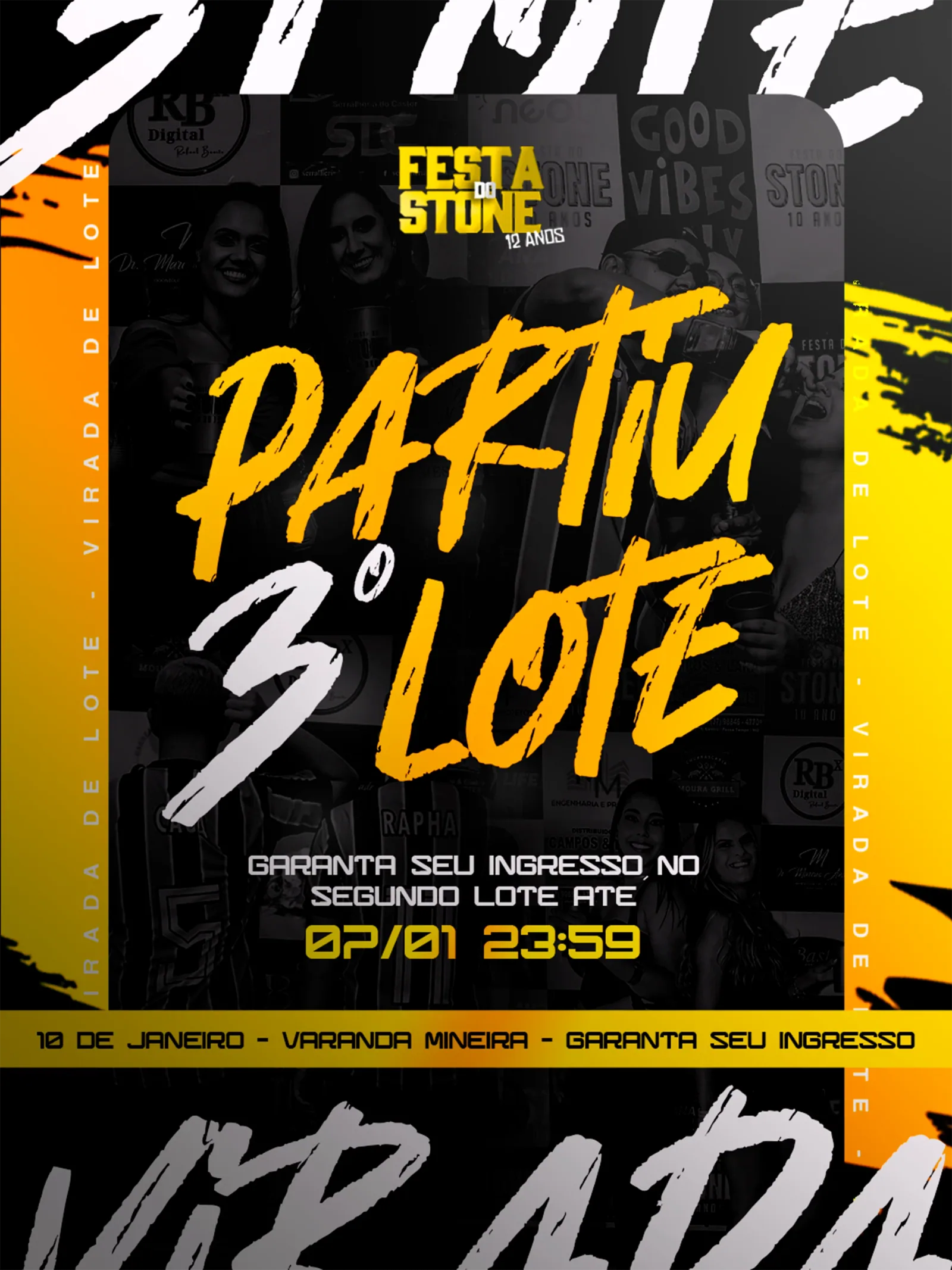 Partiu 3º lote, Festa do Stone, 12ª Edição
